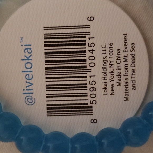 Genuine Lokai Ocean Blue Bracelet - Picture 3 of 3